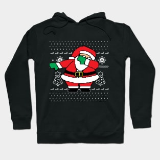 Dabbing Santa Ugly Christmas Sweater Hoodie